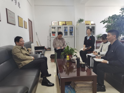 周骎副校长到运动训练学院调研指导